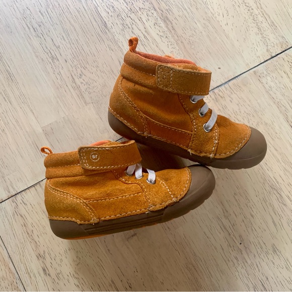 Stride Rite Orange Baby/Toddler Boots sz5W - Picture 1 of 8